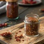 homemade chili seasoning recipe in glass jar